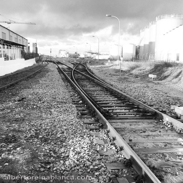 Vías. Villafranca de los Barros (Badajoz) 2016-01-05