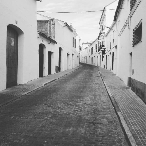 Calle abajo. Villafranca de los barros (badajoz) 2016-09-26